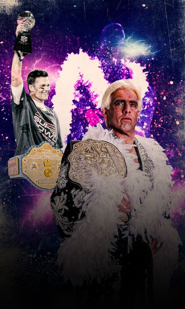Ric Flair, one of professional wrestling's GOATs, admires Tom Brady's greatness